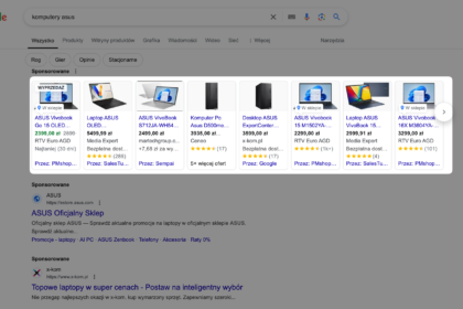 Produkty w Google
